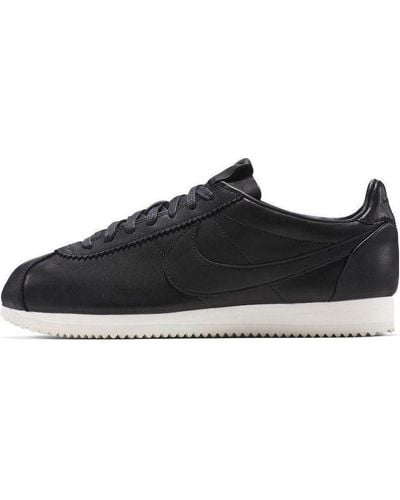 Nike Classic Cortez Premium Qz Ts - Black