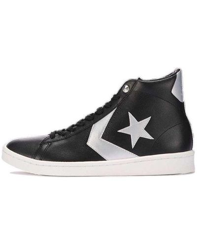 Converse Mastermind Japan Pro Leather Hi Crossover Casual Skateboarding Shoes Silver - Black