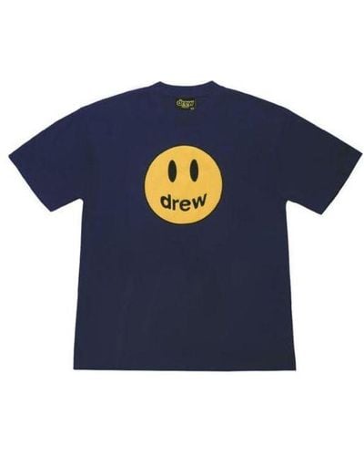 Drew House Mascot Smiling Face Short Sleeve - Blue