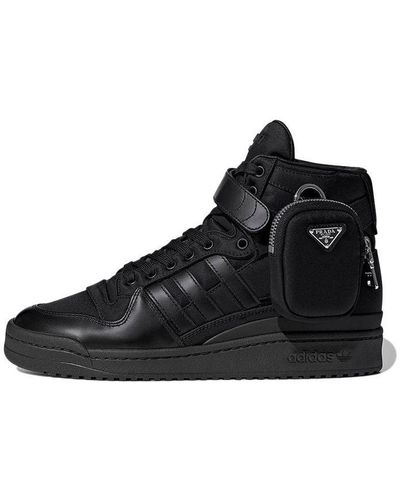 adidas Prada X Originals Forum High Sneakers - Black