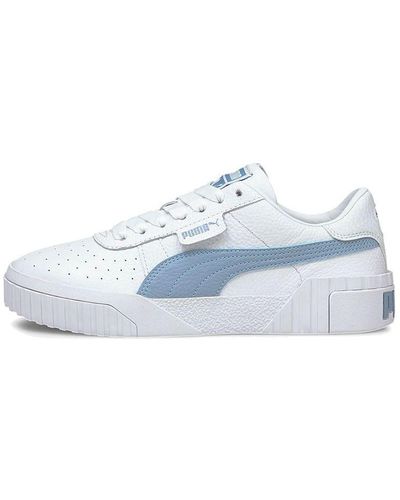 PUMA Cali Casual Sneakers White - Blue