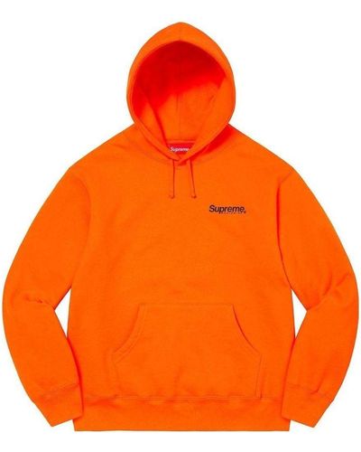 Supreme Worldwide Hooded Sweatshirt - Orange