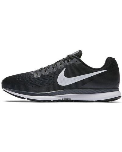 Men's air zoom cheap pegasus 34 - black/white