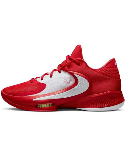 Nike Freak 4 (team) Basketball Shoes - Red