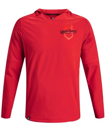 Under Armour Ua Hooded Cage Jacket - Red
