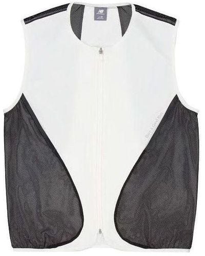 New Balance Vest With Mesh Pocket - White
