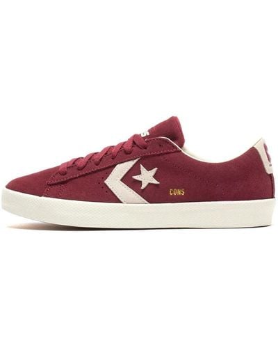 Converse Cons Pro Leather Vulc Pro Suede Low - Red