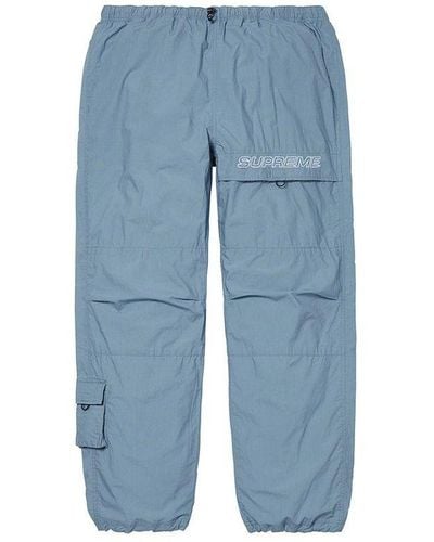 Supreme Cotton Cinch Pants - Blue