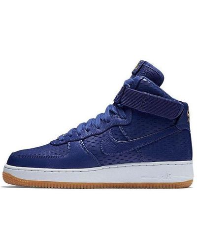 Nike air force 2025 1 blue high top