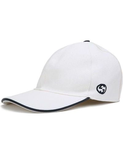 Gucci gg Cutton Baseball Hat - White
