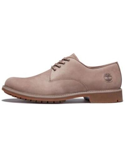 Timberland Stormbucks Plain Toe Waterproof Oxford Shoes - Brown