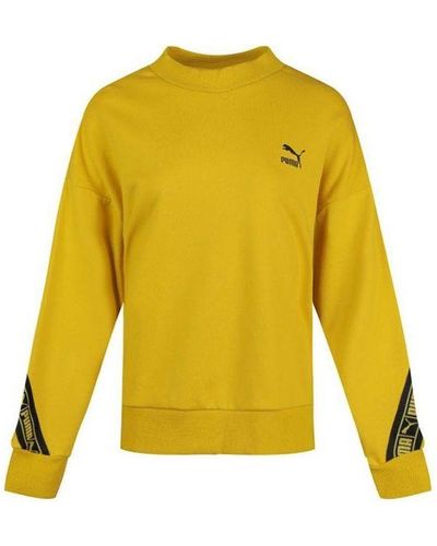 PUMA Classic Tape Sweater - Yellow