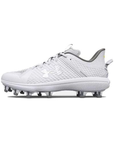 Under Armour Yard Low Mt Tpu Baseball Cleats - White