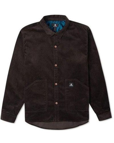 Converse Corduroy Button Shirt - Black