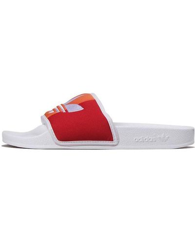 adidas Adilette Slides - Red