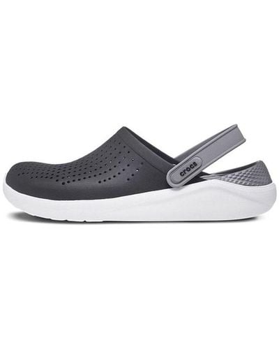 Crocs™ Literide Shoe Sandals Black Smoke Gray - Blue