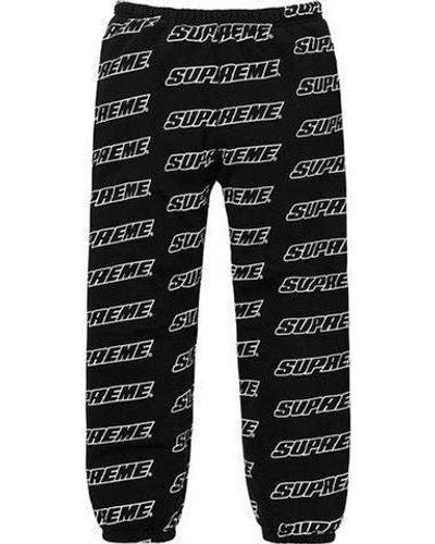 Supreme Repeat Sweatpants - Black