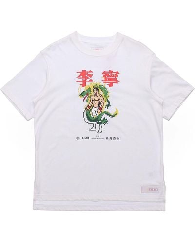 Li-ning Dragon Boxer Graphic Paris Fashion Week T-shirt - White