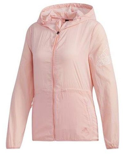 Pink adidas Jackets for Women | Lyst