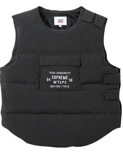 Supreme X Wtaps Tactical Down Vest - Black