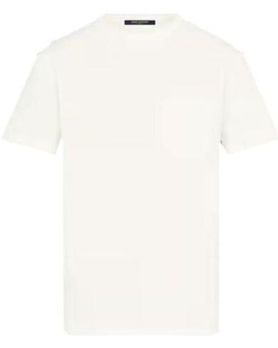 Louis Vuitton Half Damier Pocket T-shirt - White