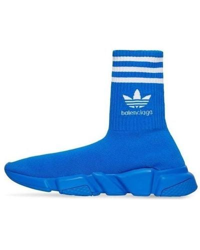 Balenciaga X Adidas Originals Speed 1.0 Sneakers - Blue