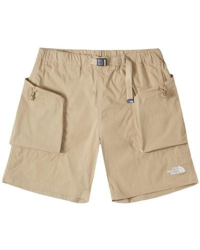 The North Face Heritage Class V Pathfinder Belted Cargo Shorts - Natural