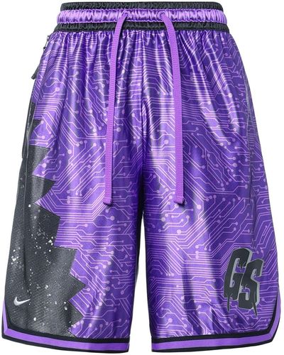 Nike X Space Jam:a New Legacy Lebron Basketball Shorts - Purple