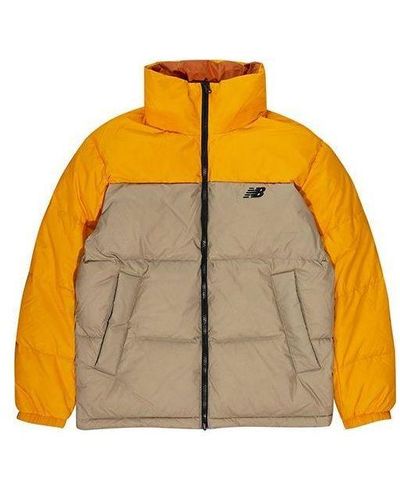 New Balance Classic Trend Two Sides Puffer Jacket - Yellow