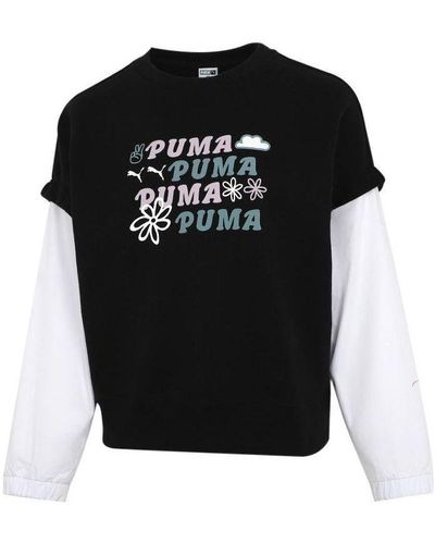 PUMA 2-fer Graphic Vest Top Logo - Black