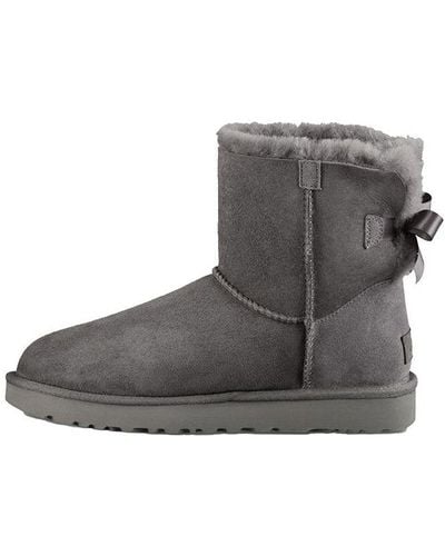 UGG Mini Bailey Bow Ii Boot Snow Boots - Gray