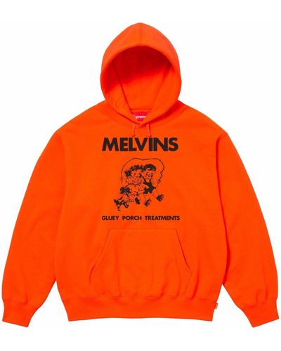 Supreme X Melvins Hooded Sweatshirt - Orange