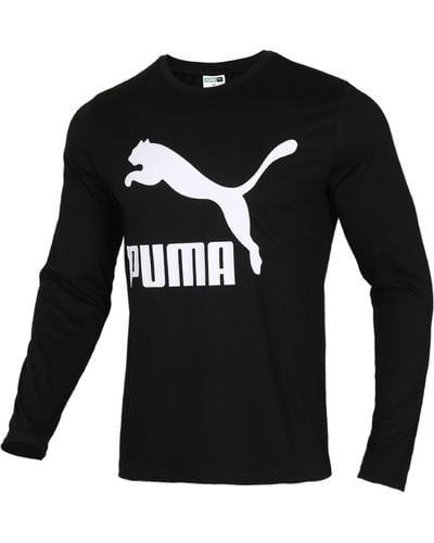 PUMA Sports Running Long Sleeve Tee - Black