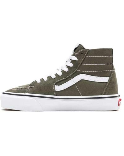 Vans Sk8-hi Tapered Shoes Green - Brown