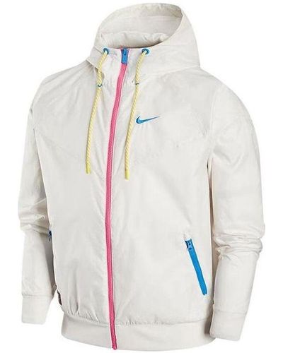 Nike Woven Sports Hooded Windbreaker Jacket - Multicolor