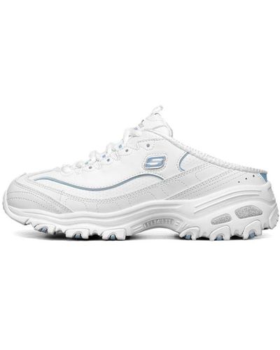 Skechers D'liltes Fashion Casual Running Shoes White