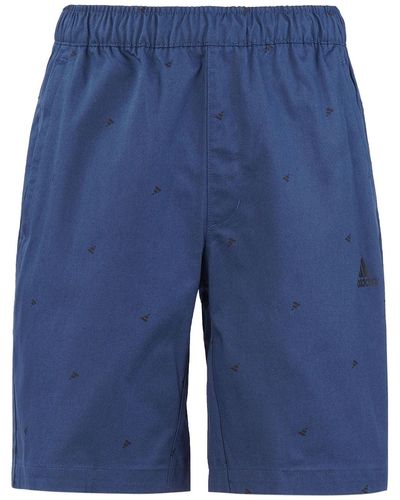 adidas Fi Short Aop Logo Printing Athleisure Casual Sports Shorts Navy - Blue