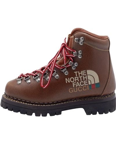 Gucci Ankle Boot X The North Face - Brown