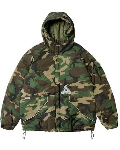 Palace Fw23 P-tech Hooded Jacket - Green