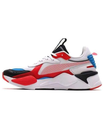PUMA Rs-x Lights Running Shoes White - Red