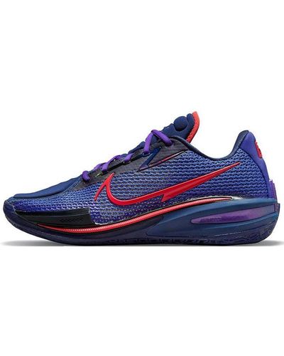 mens red and blue nike shoes