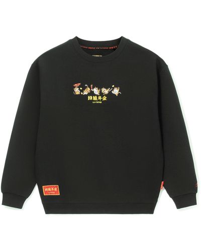 Li-ning Rijindoujin Embroidered Logo Sweatshirt - Black