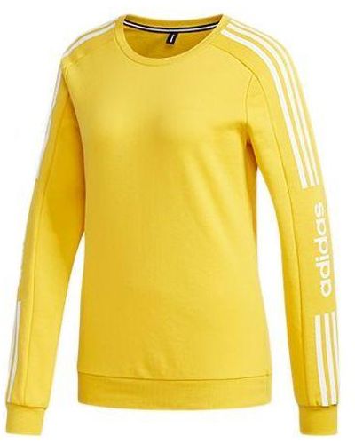 adidas Neo Casual Round Neck Pullover - Yellow