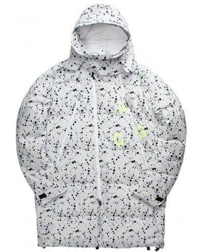 Nike Lab Acg Down-fill Hooded Down Jacket - Metallic