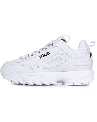 White Fila Chunky Sneakers for Women - Up to 40% off | Lyst