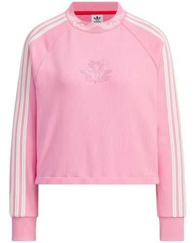 adidas Originals Crew Neck Sweatshirt - Pink