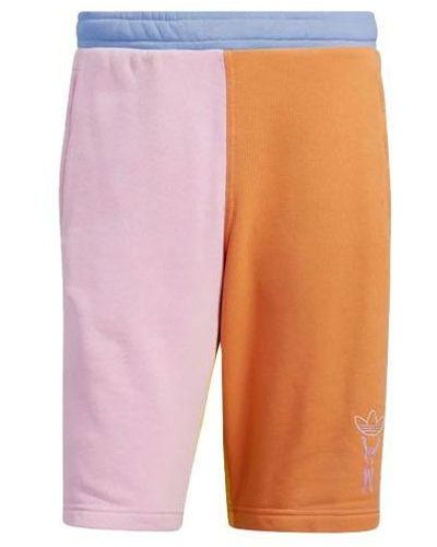 adidas Originals Love Unites Blo Contrast Colors Sport Shorts Multicolor - Pink