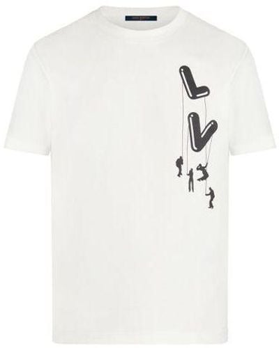 Louis Vuitton Lv Ss21 Paratrooper Print Pullover - White