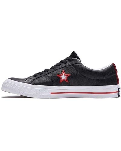 Converse One Star M Shoes Black - Brown