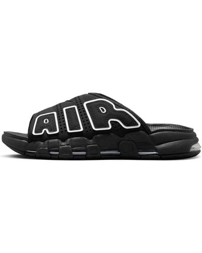 Nike Air More Uptempo Slide - Black